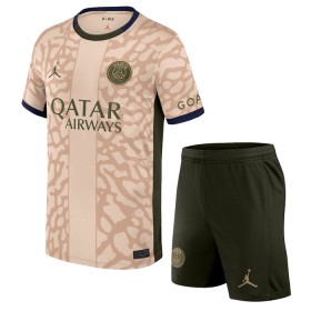 Levné Paris Saint-Germain Jordan Dětské Čtvrtý Fotbalové dresy 2023-24 Krátký Rukáv